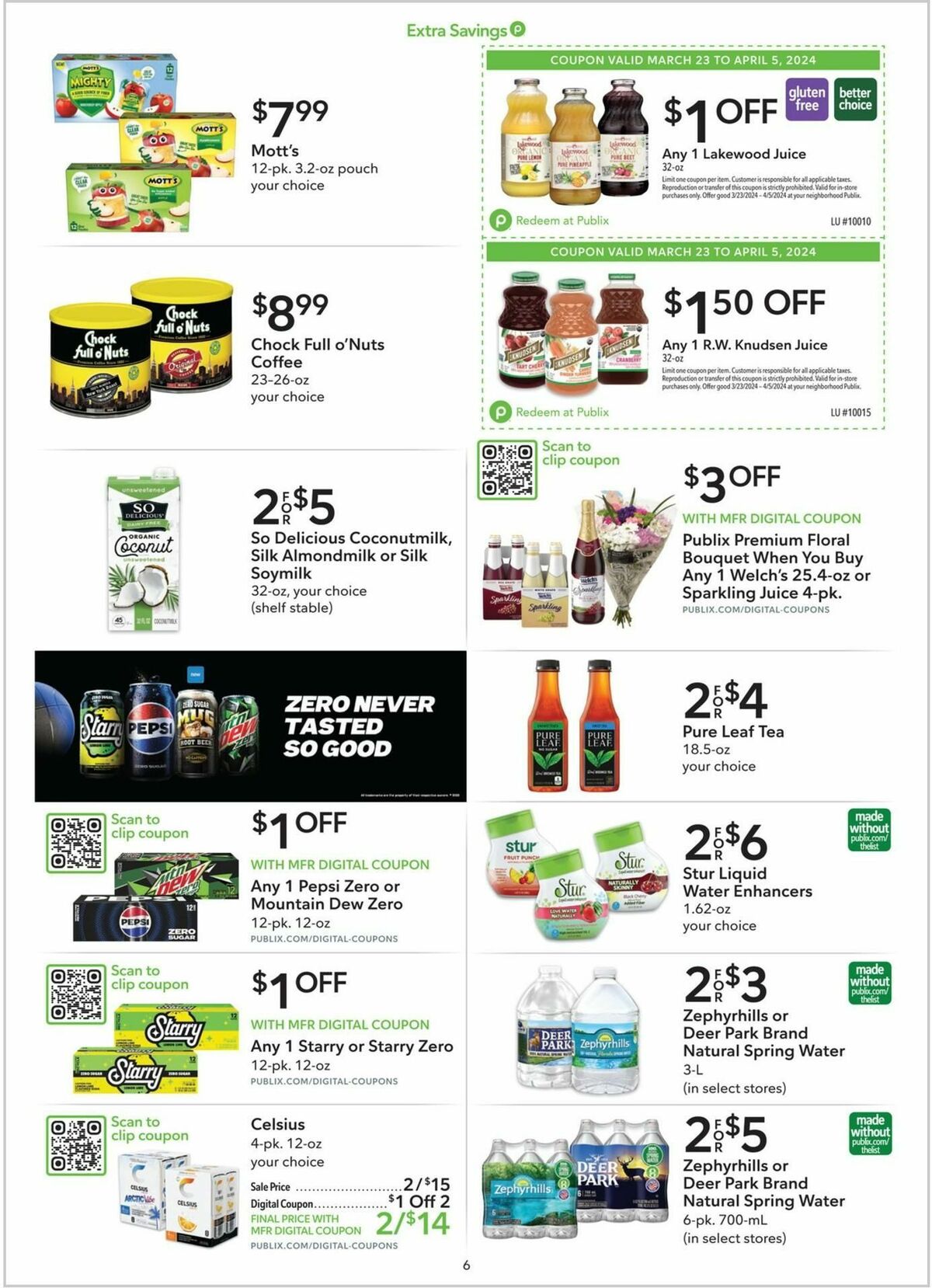 Publix Extra Savings Weekly Ad from March 23