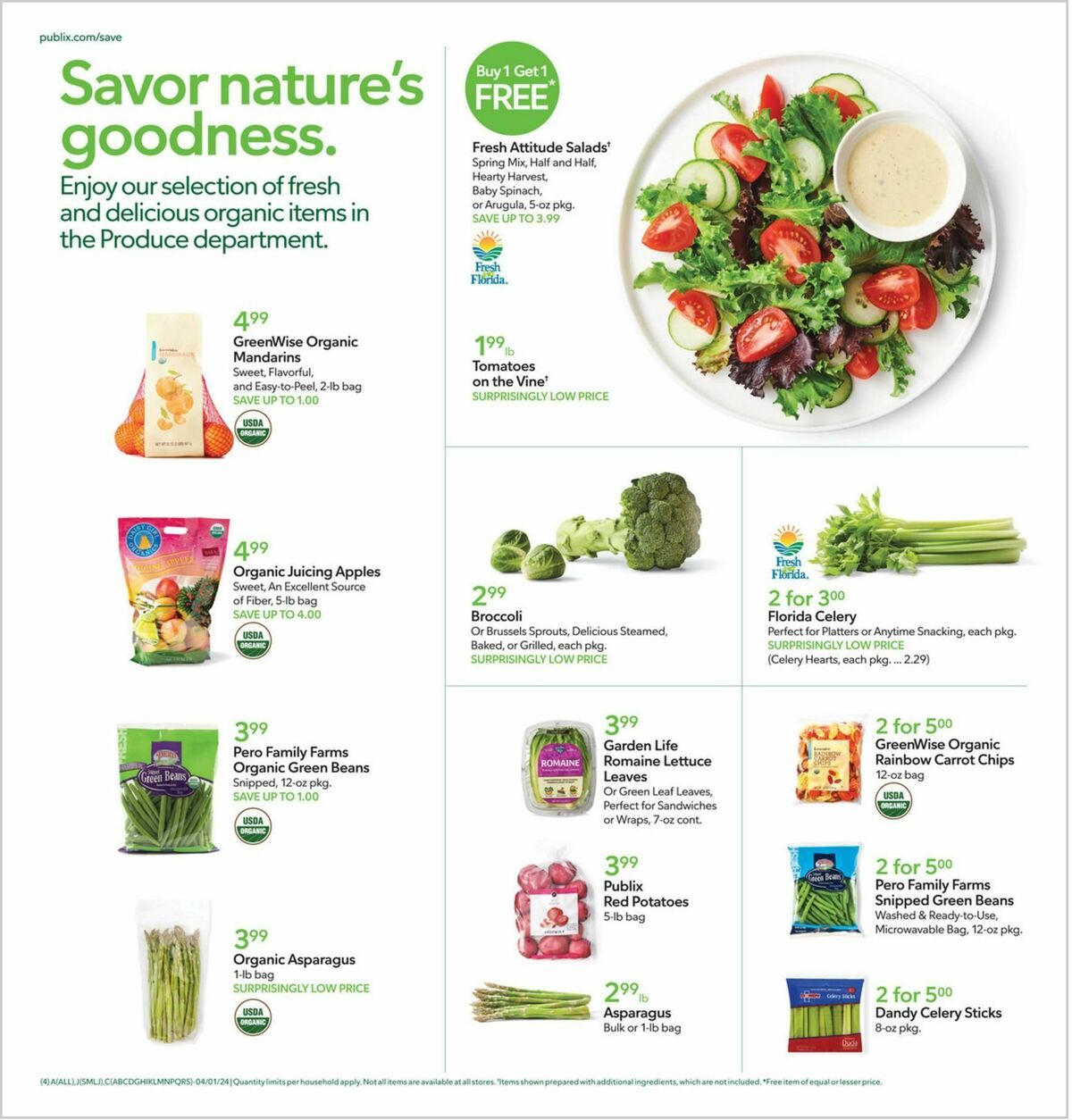 Publix Weekly Ad from April 1