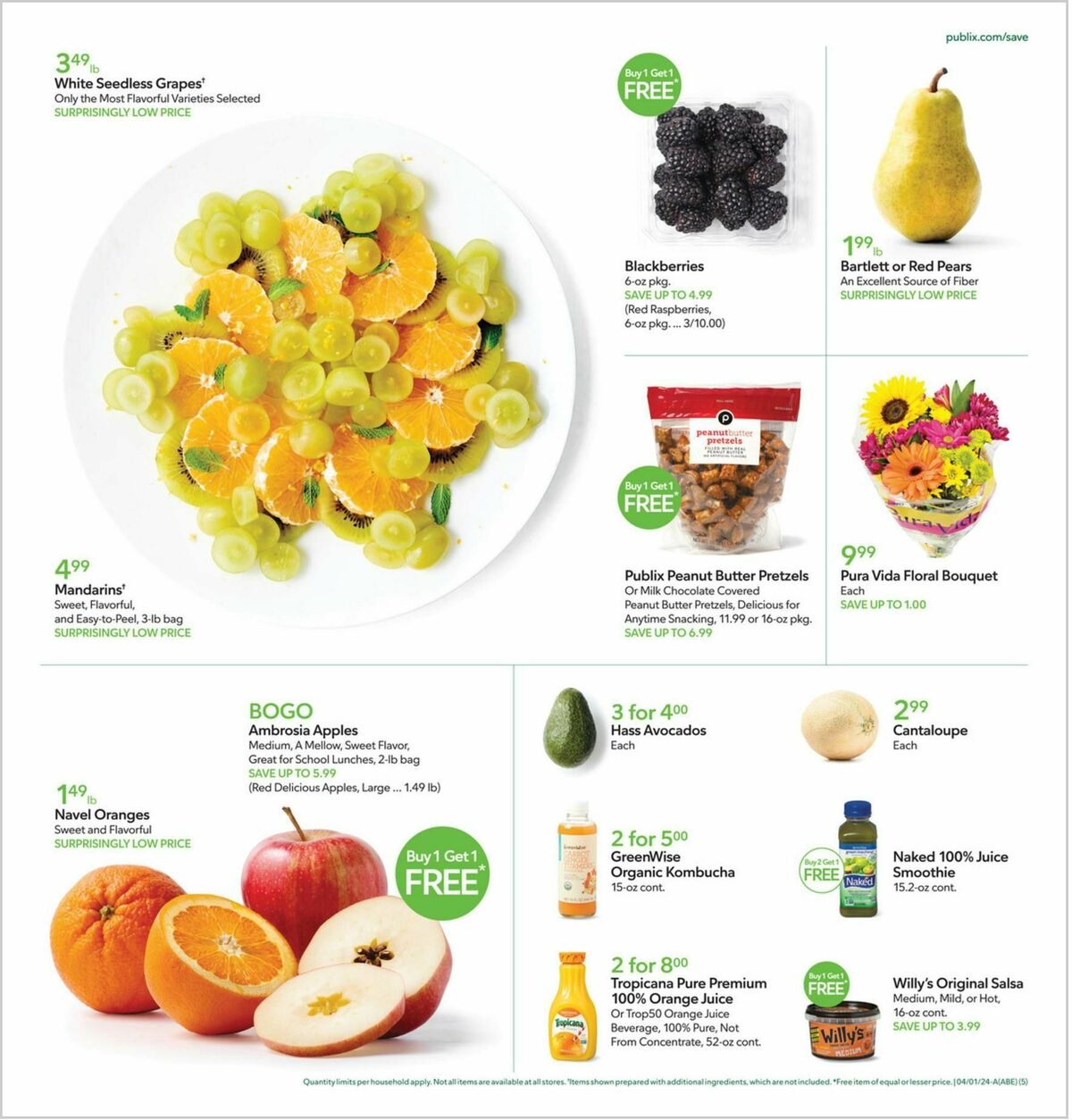 Publix Weekly Ad from April 1