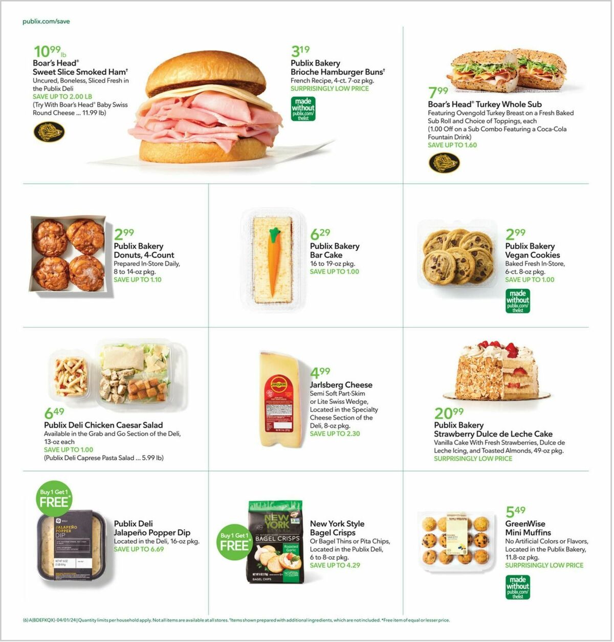 Publix Weekly Ad from April 1