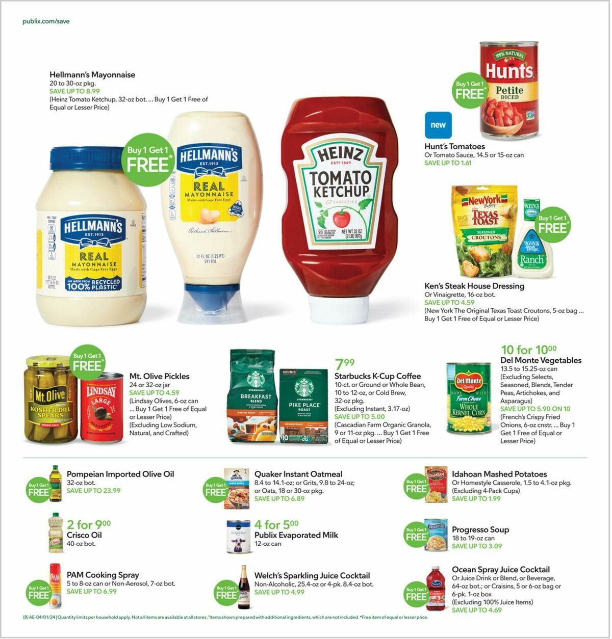 Publix Weekly Ad from April 1