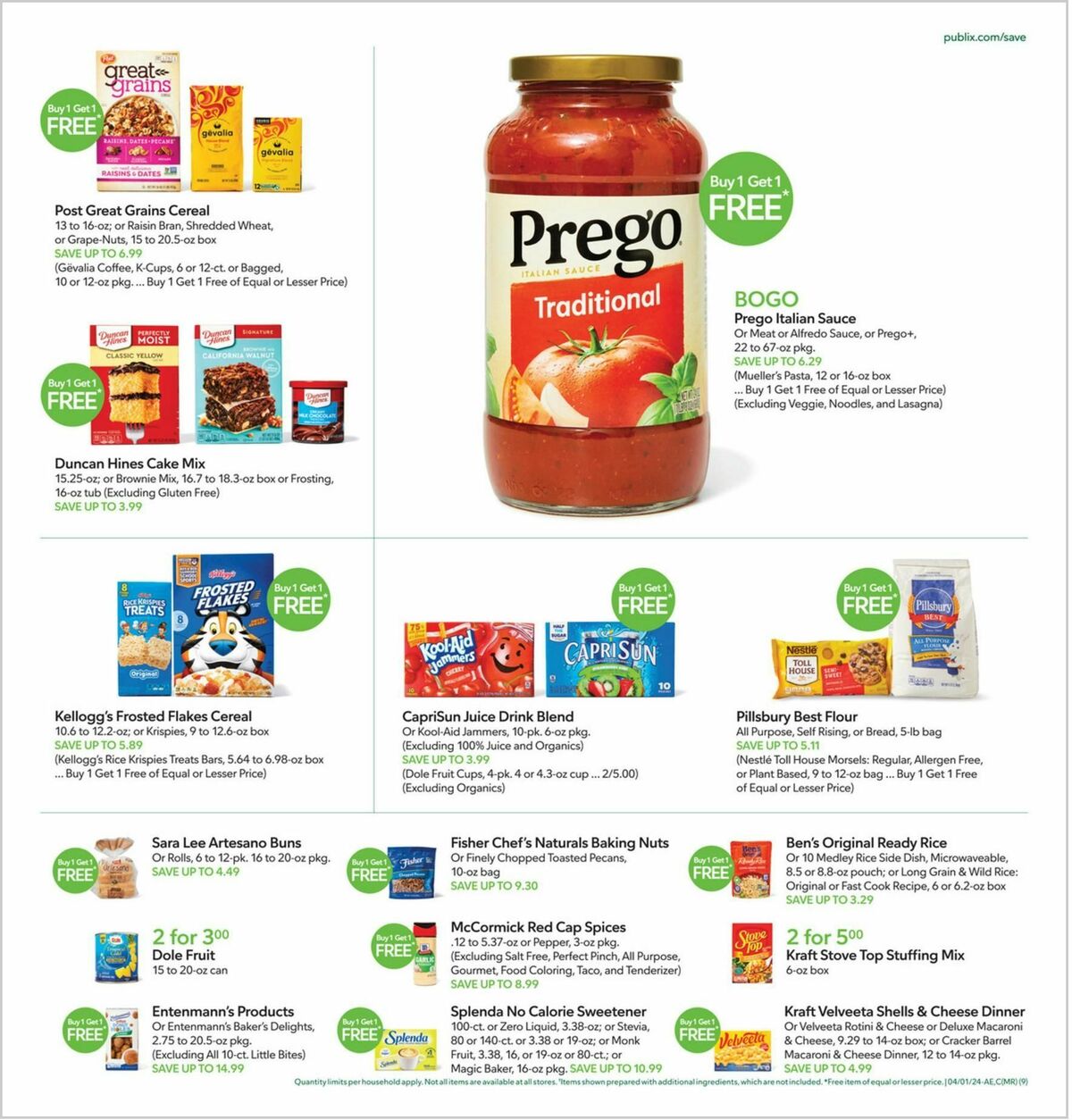 Publix Weekly Ad from April 1