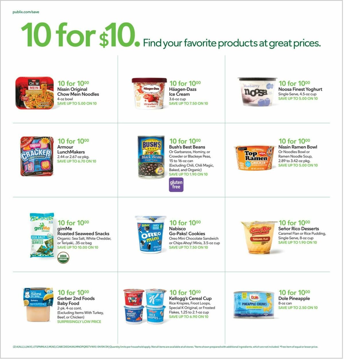 Publix Weekly Ad from April 3