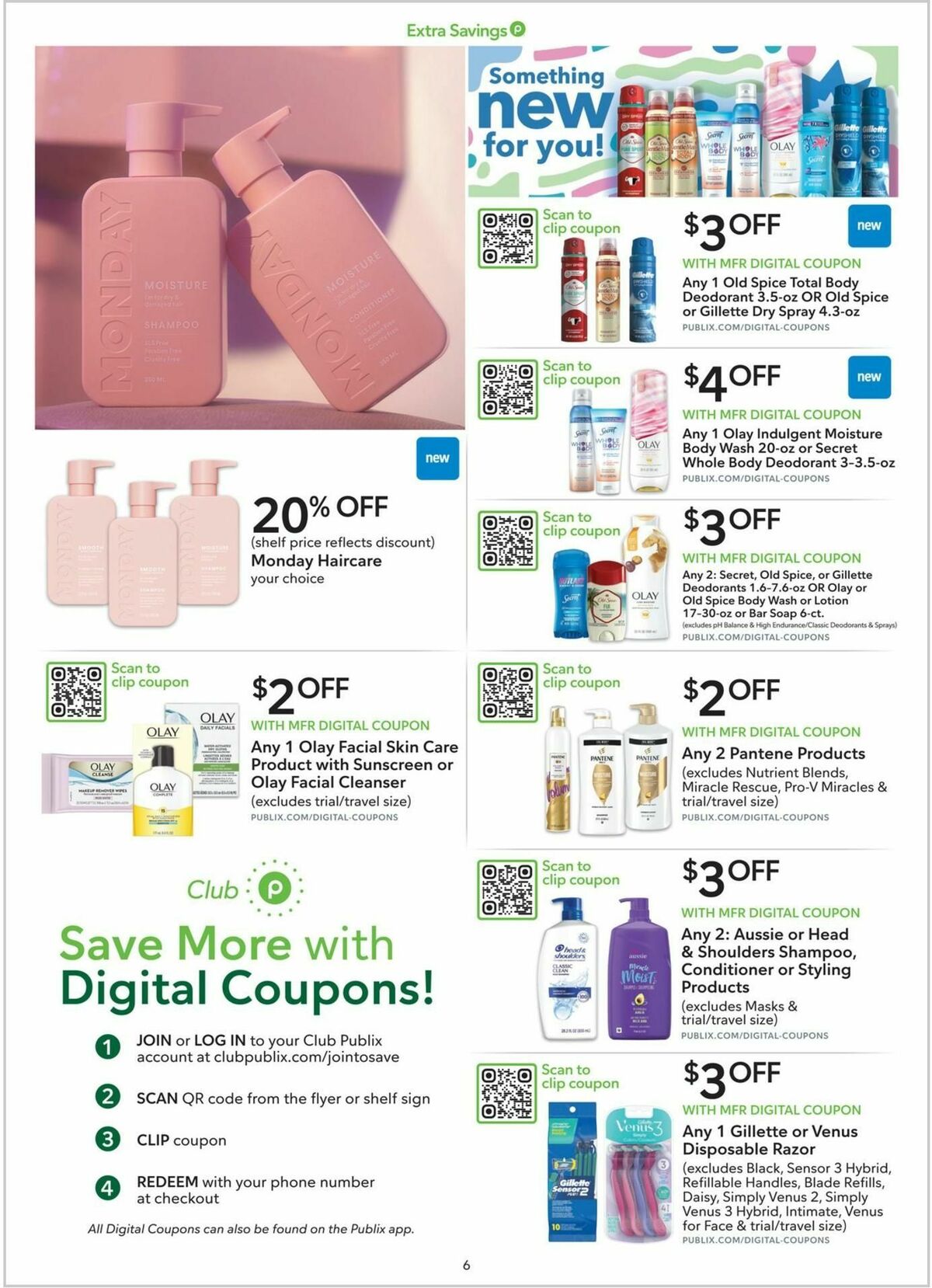 Publix Extra Savings Weekly Ad from April 6