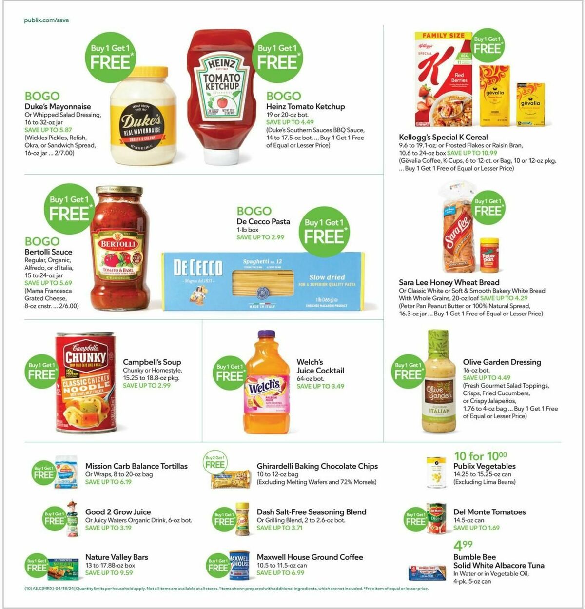 Publix Weekly Ad from April 17