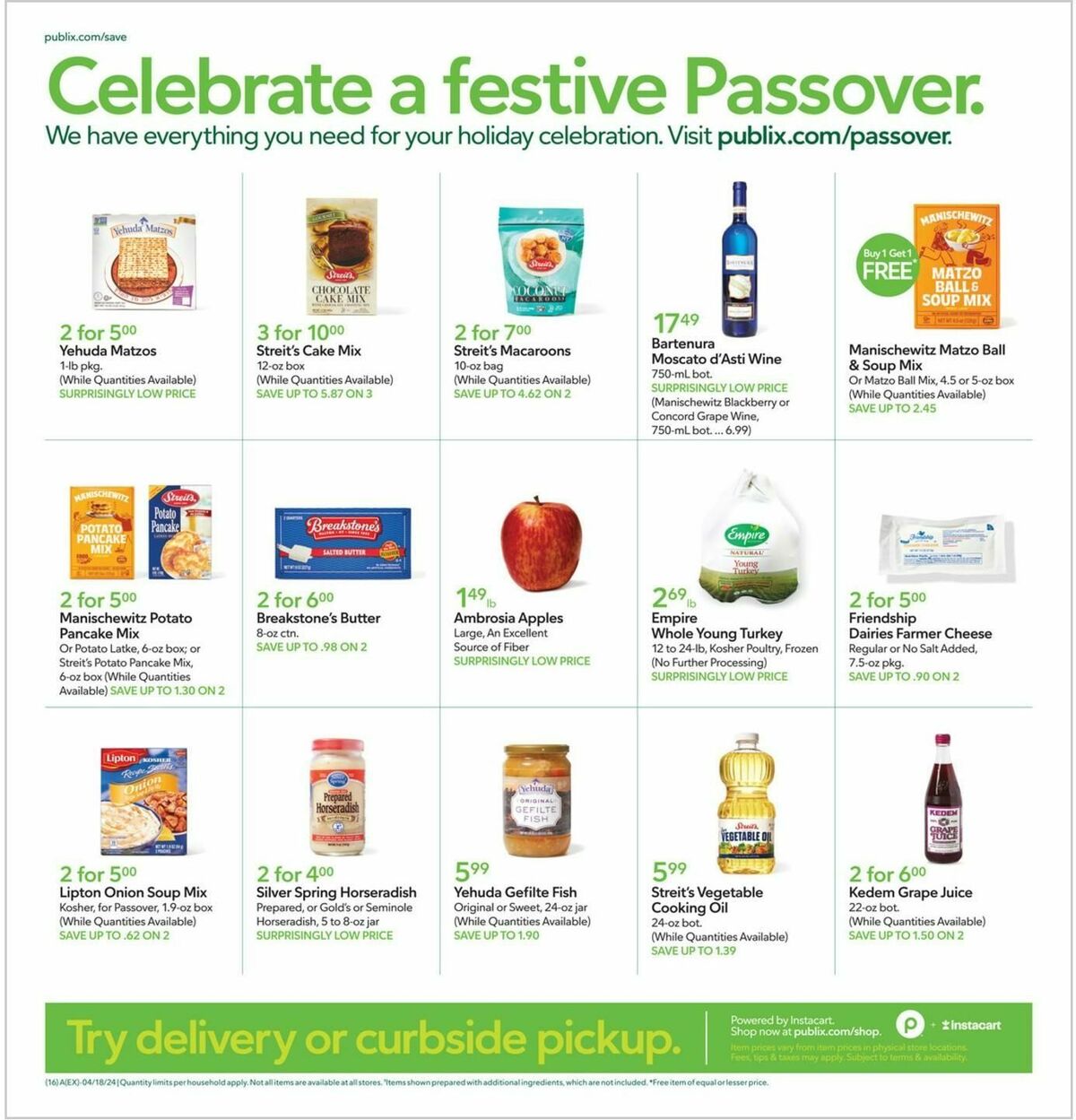 Publix Weekly Ad from April 17