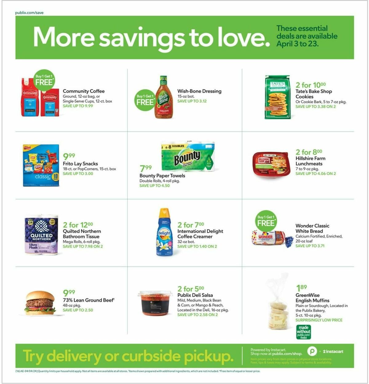 Publix Weekly Ad from April 17