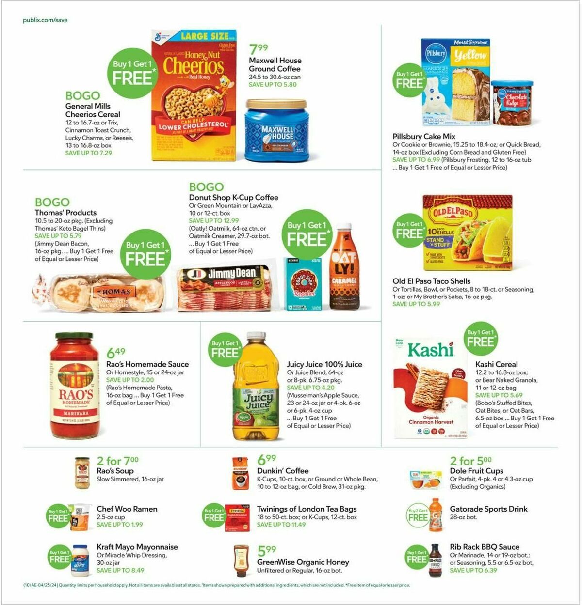 Publix Weekly Ad from April 24