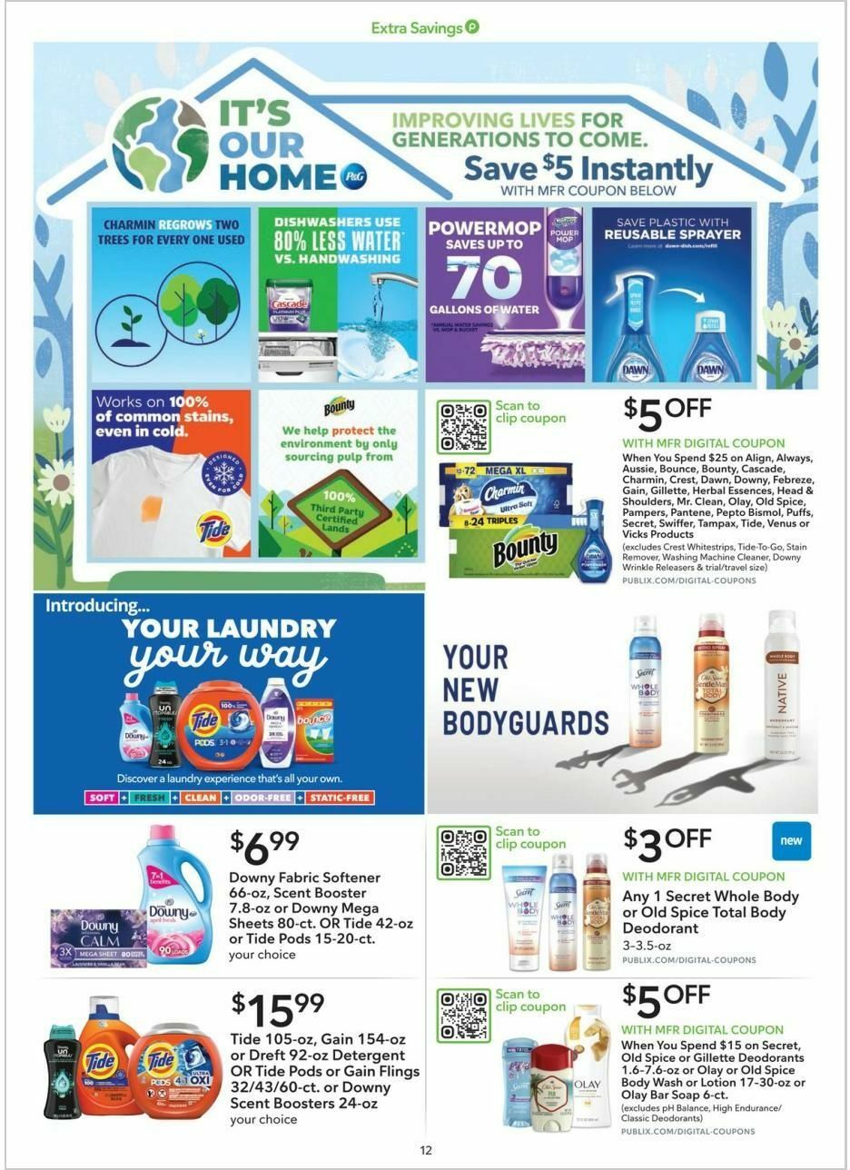 Publix Extra Savings Weekly Ad from April 20