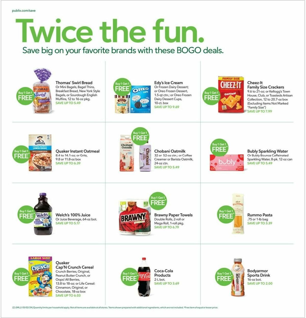 Publix Weekly Ad from May 1