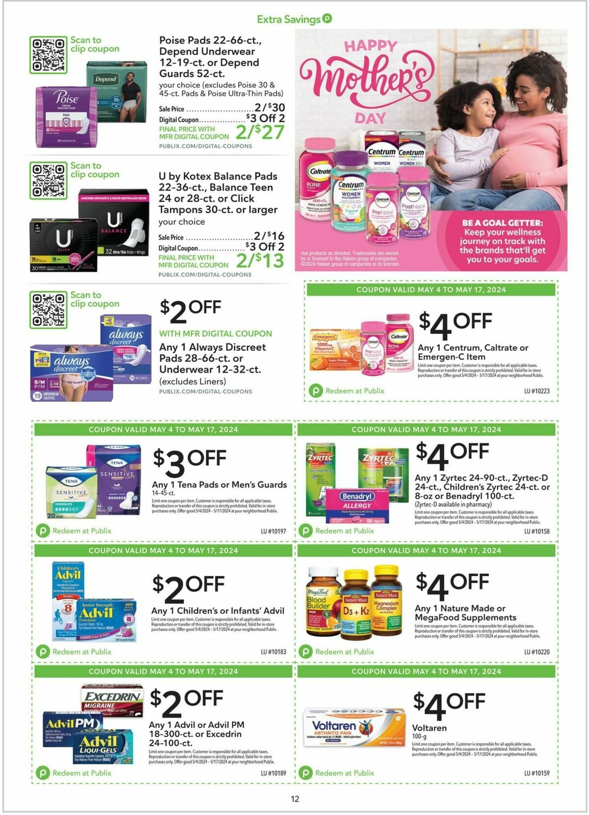 Publix Extra Savings Weekly Ad from May 4