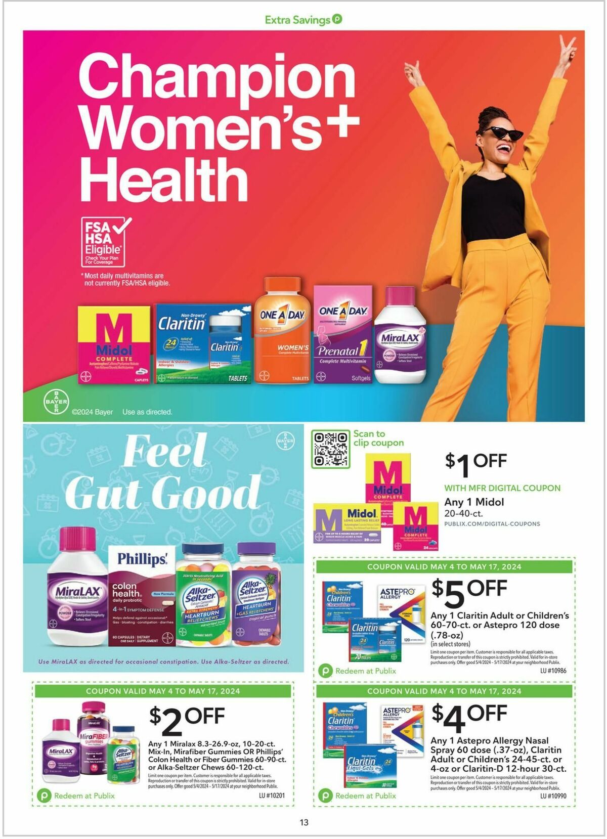 Publix Extra Savings Weekly Ad from May 4