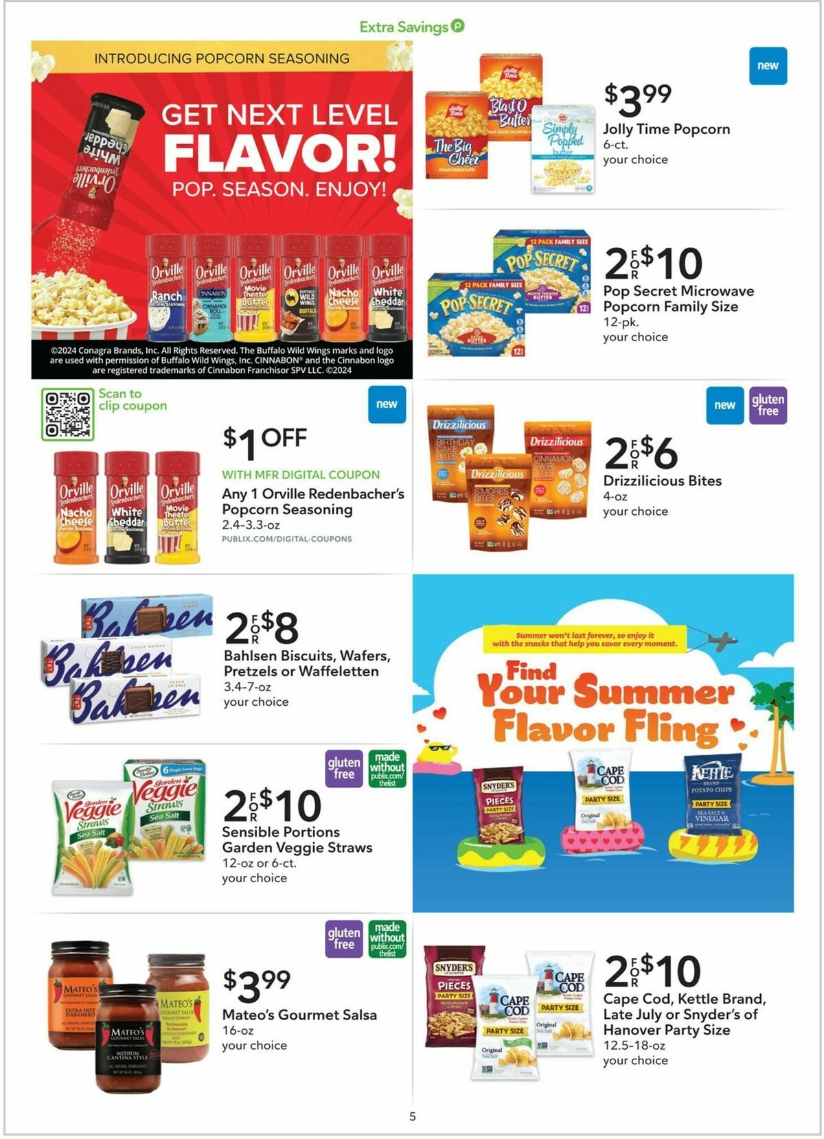 Publix Extra Savings Weekly Ad from May 4