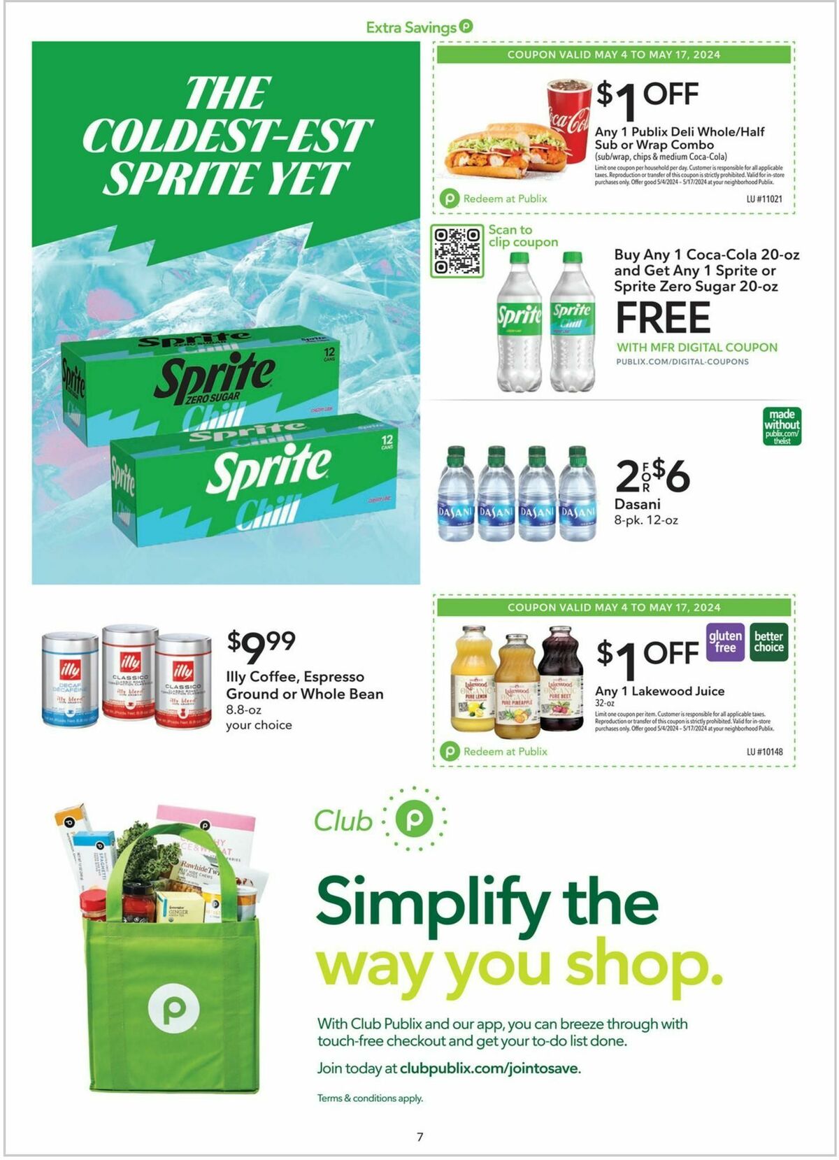 Publix Extra Savings Weekly Ad from May 4