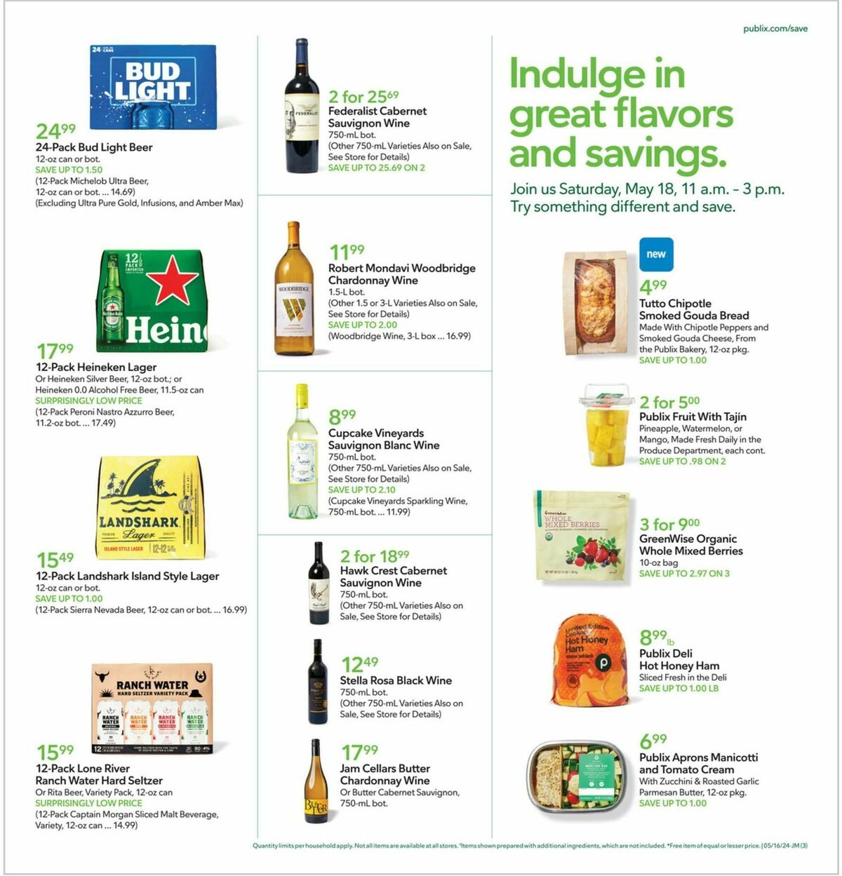 Publix Weekly Ad from May 15