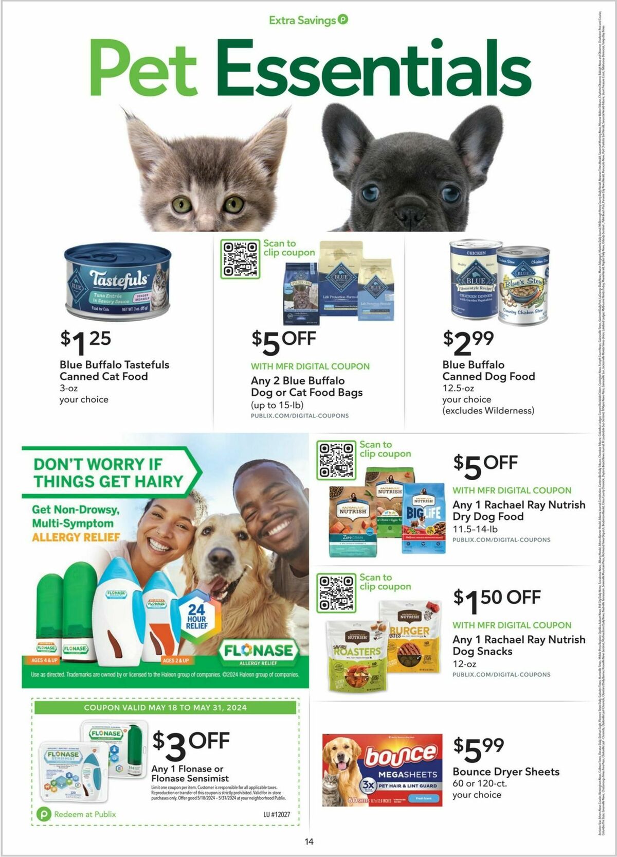 Publix Extra Savings Weekly Ad from May 18