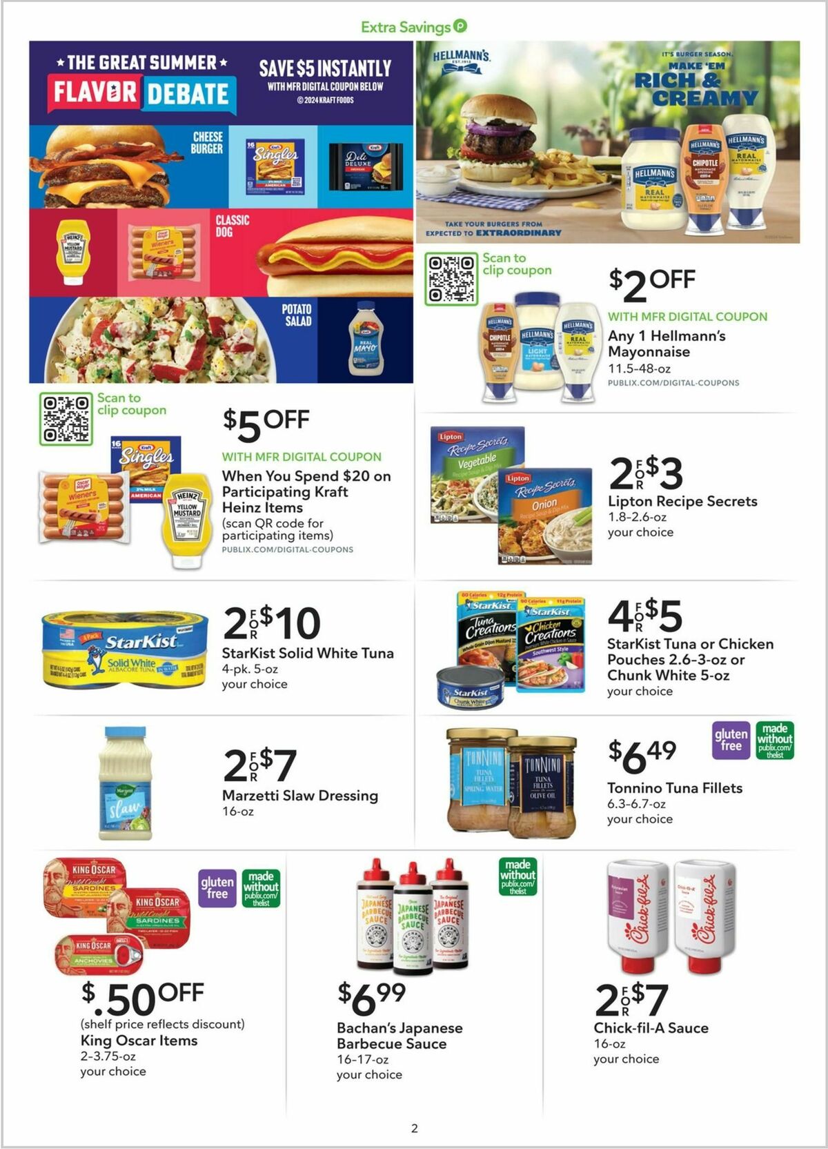 Publix Extra Savings Weekly Ad from May 18