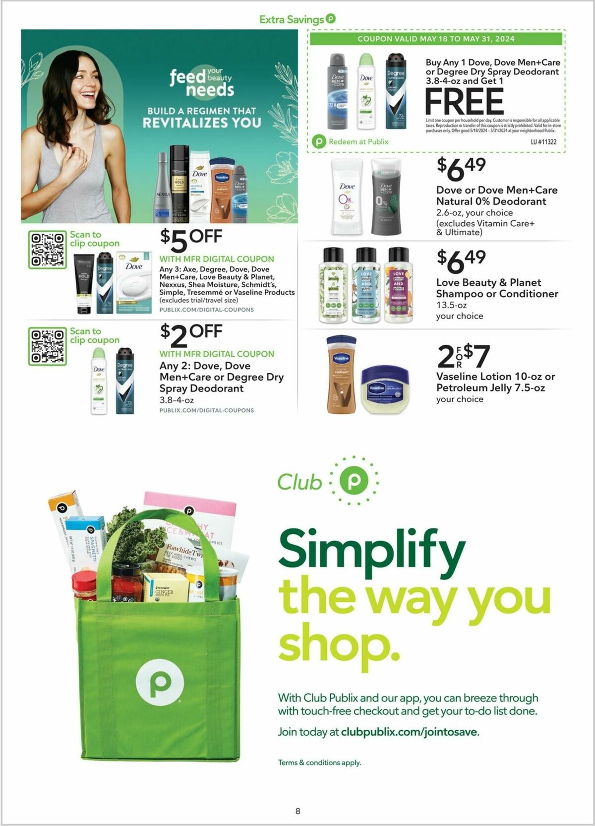 Publix Extra Savings Weekly Ad from May 18