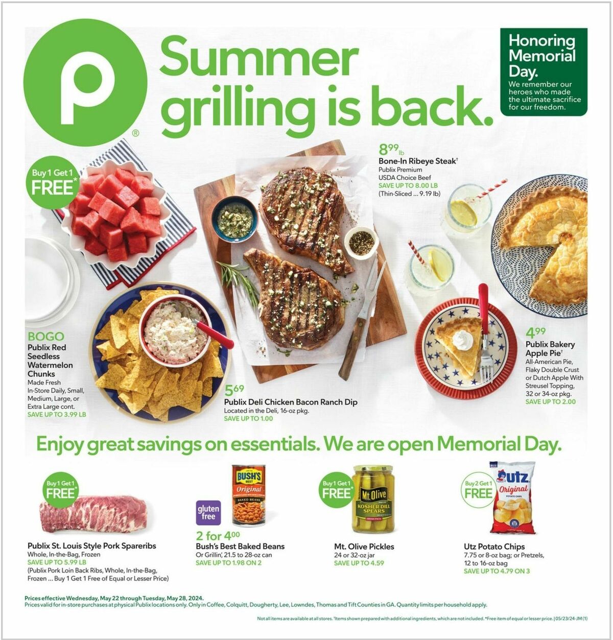 Publix Weekly Ad from May 22