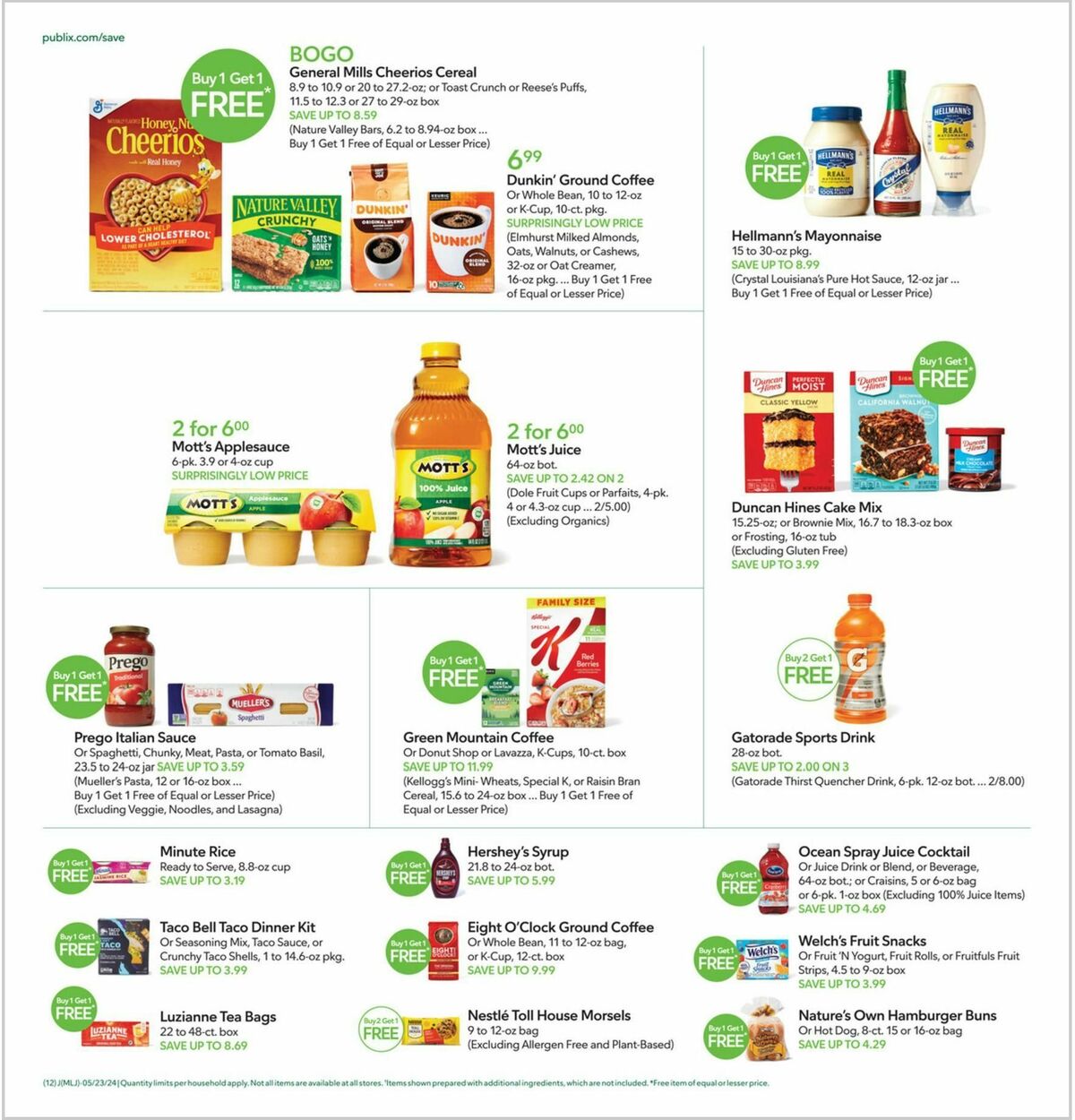 Publix Weekly Ad from May 22