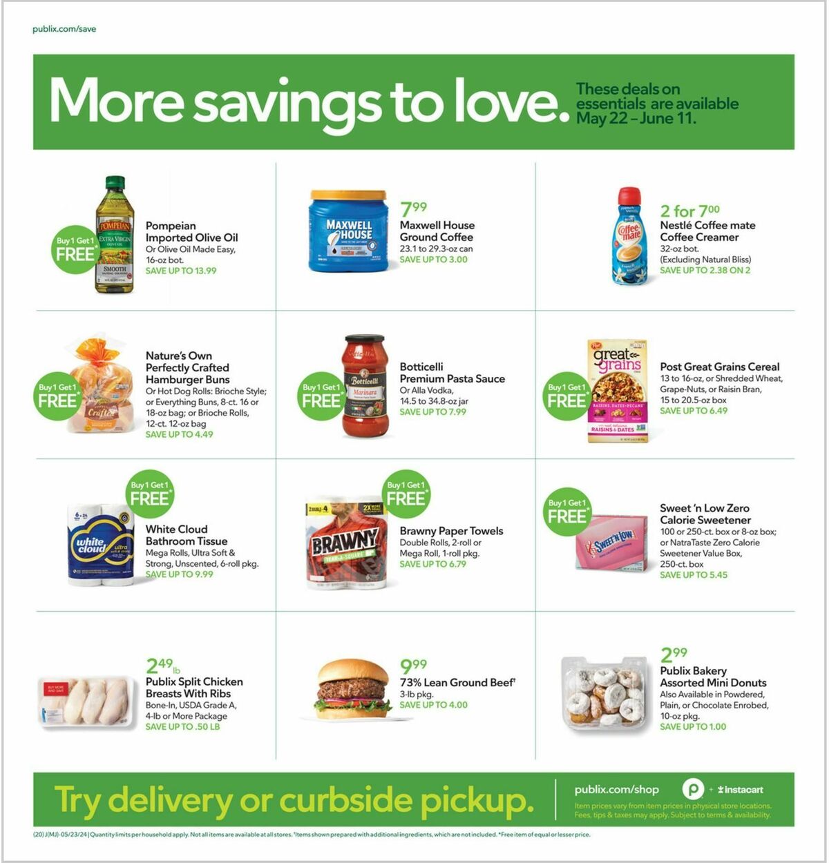 Publix Weekly Ad from May 22