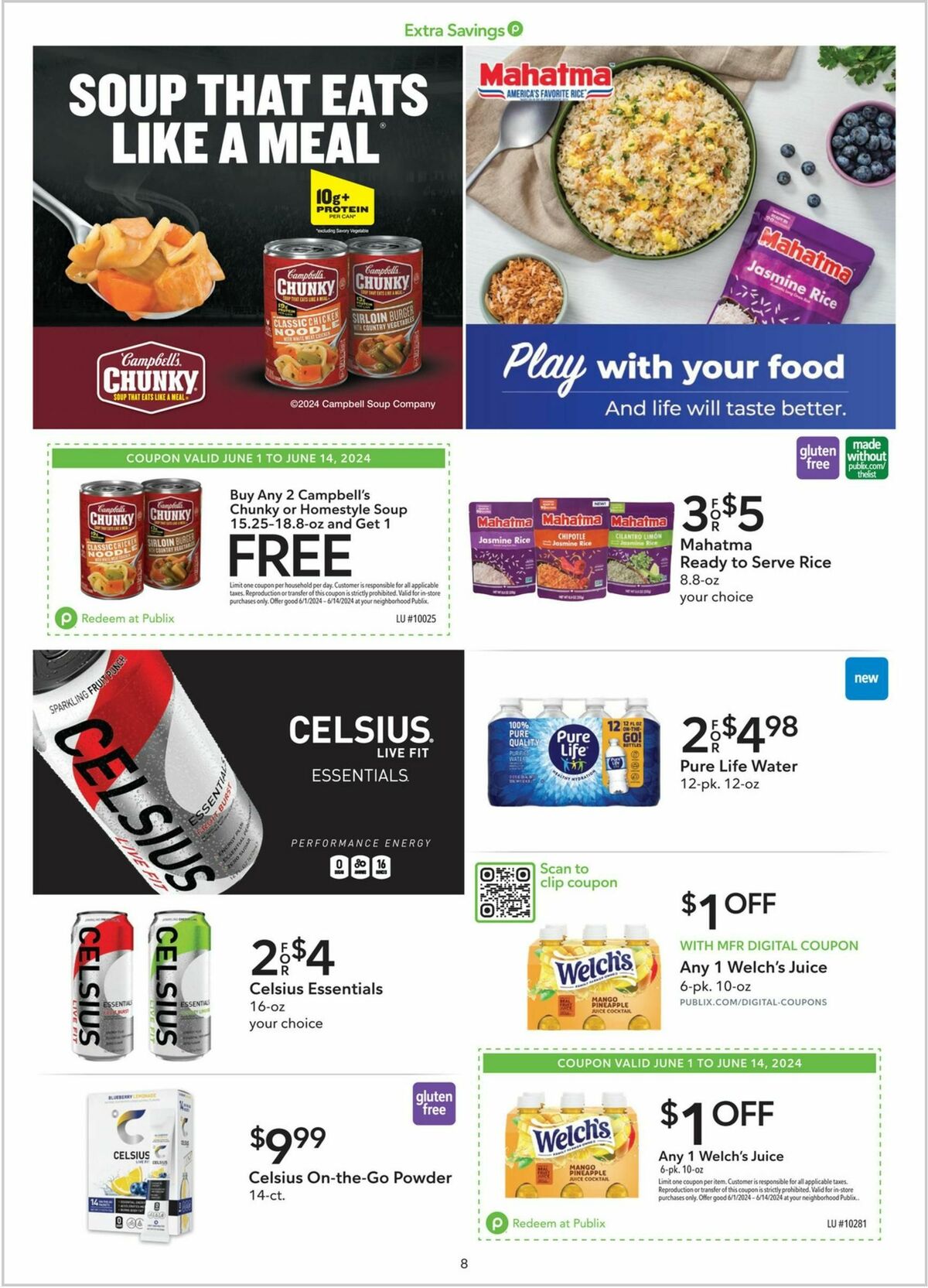 Publix Extra Savings Weekly Ad from June 1