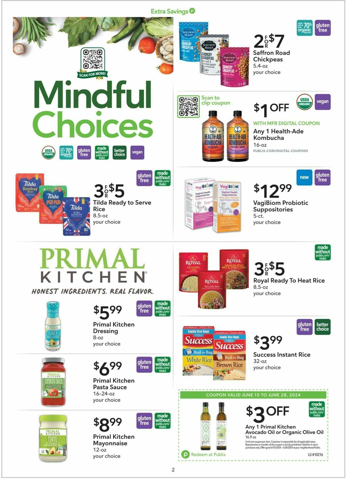 Publix Extra Savings Weekly Ad from June 15