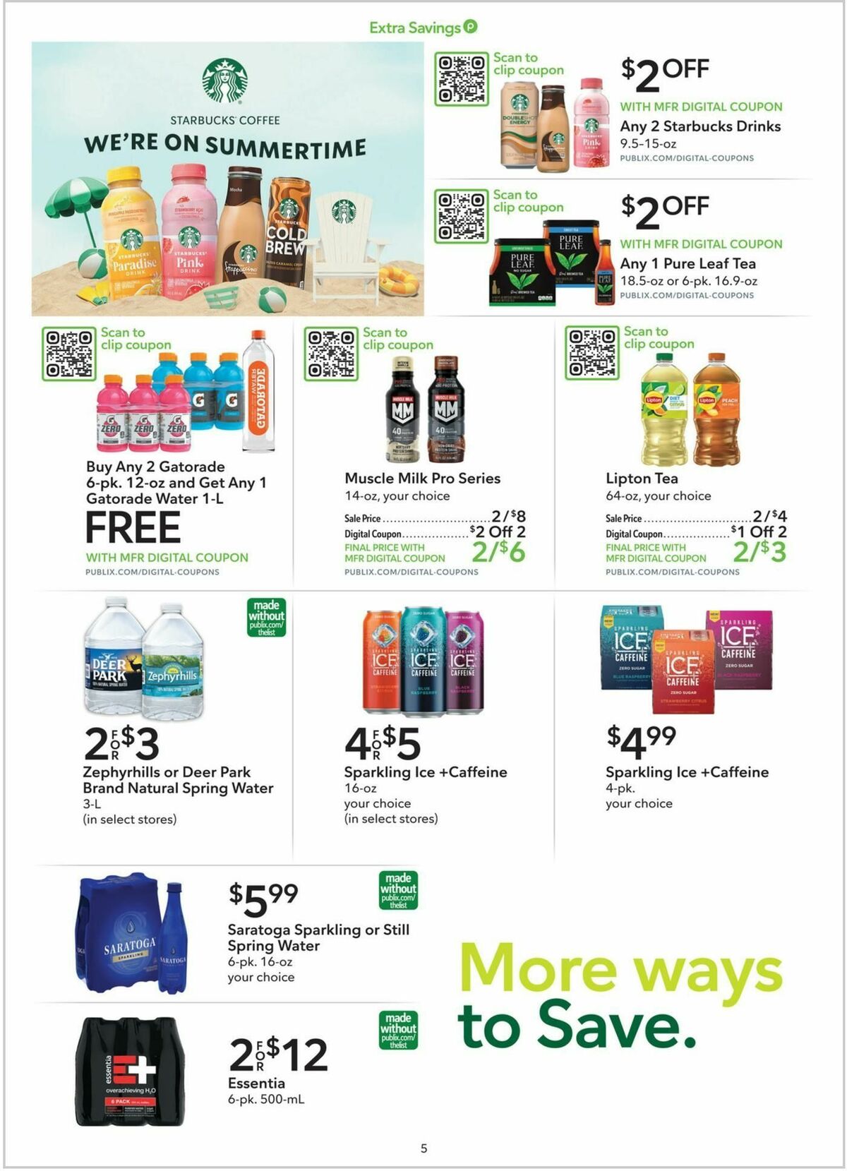 Publix Extra Savings Weekly Ad from June 15