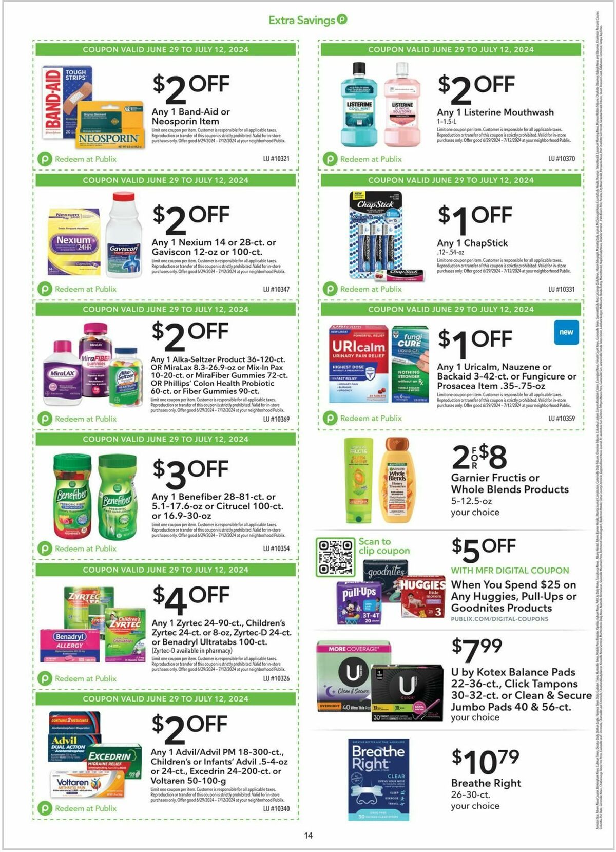 Publix Extra Savings Weekly Ad from June 29