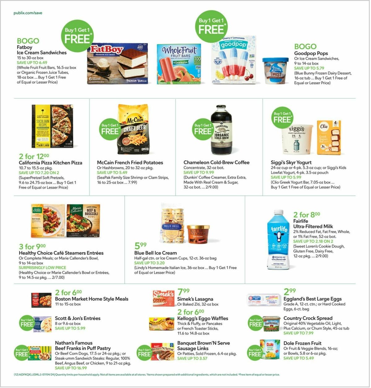 Publix Weekly Ad from July 3