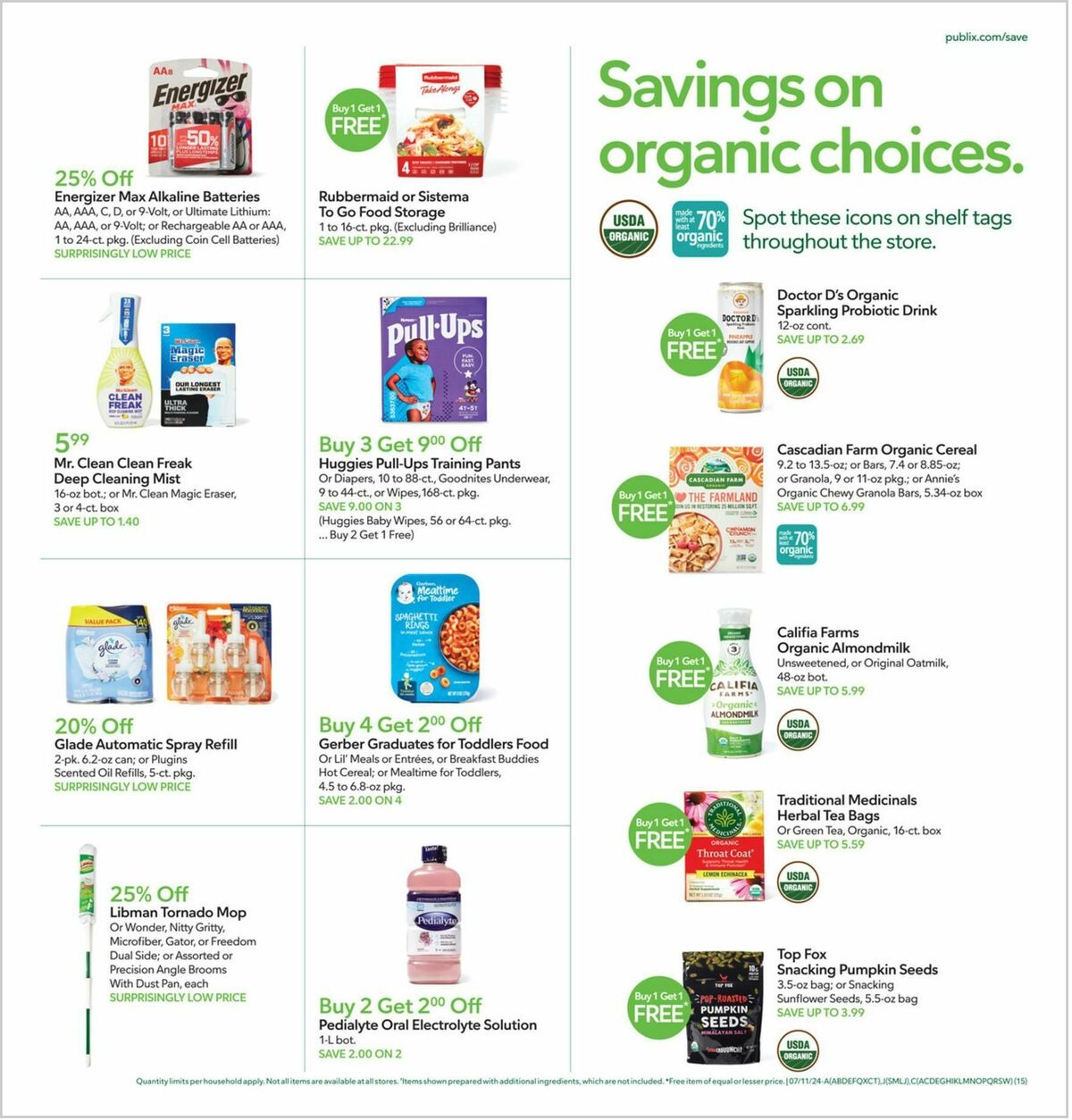 Publix Weekly Ad from July 10