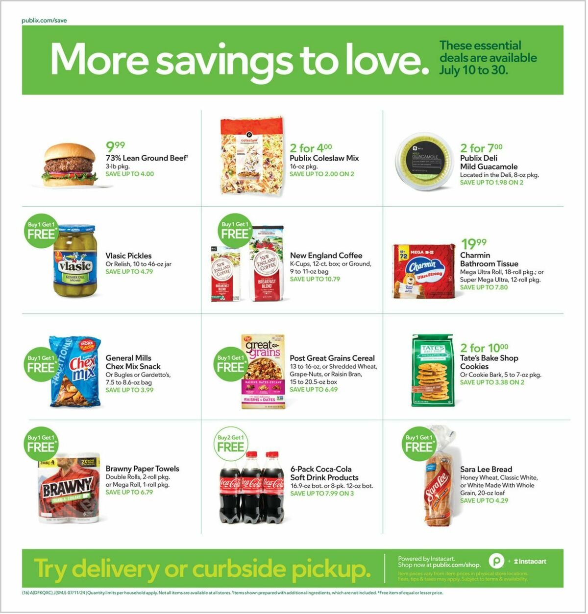 Publix Weekly Ad from July 10