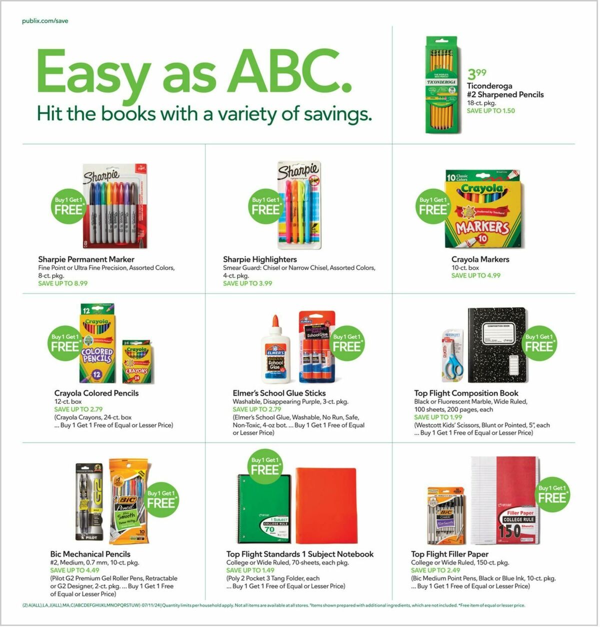 Publix Weekly Ad from July 10