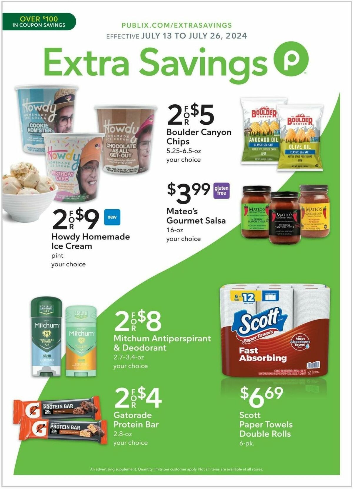 Publix Extra Savings Weekly Ad from July 13