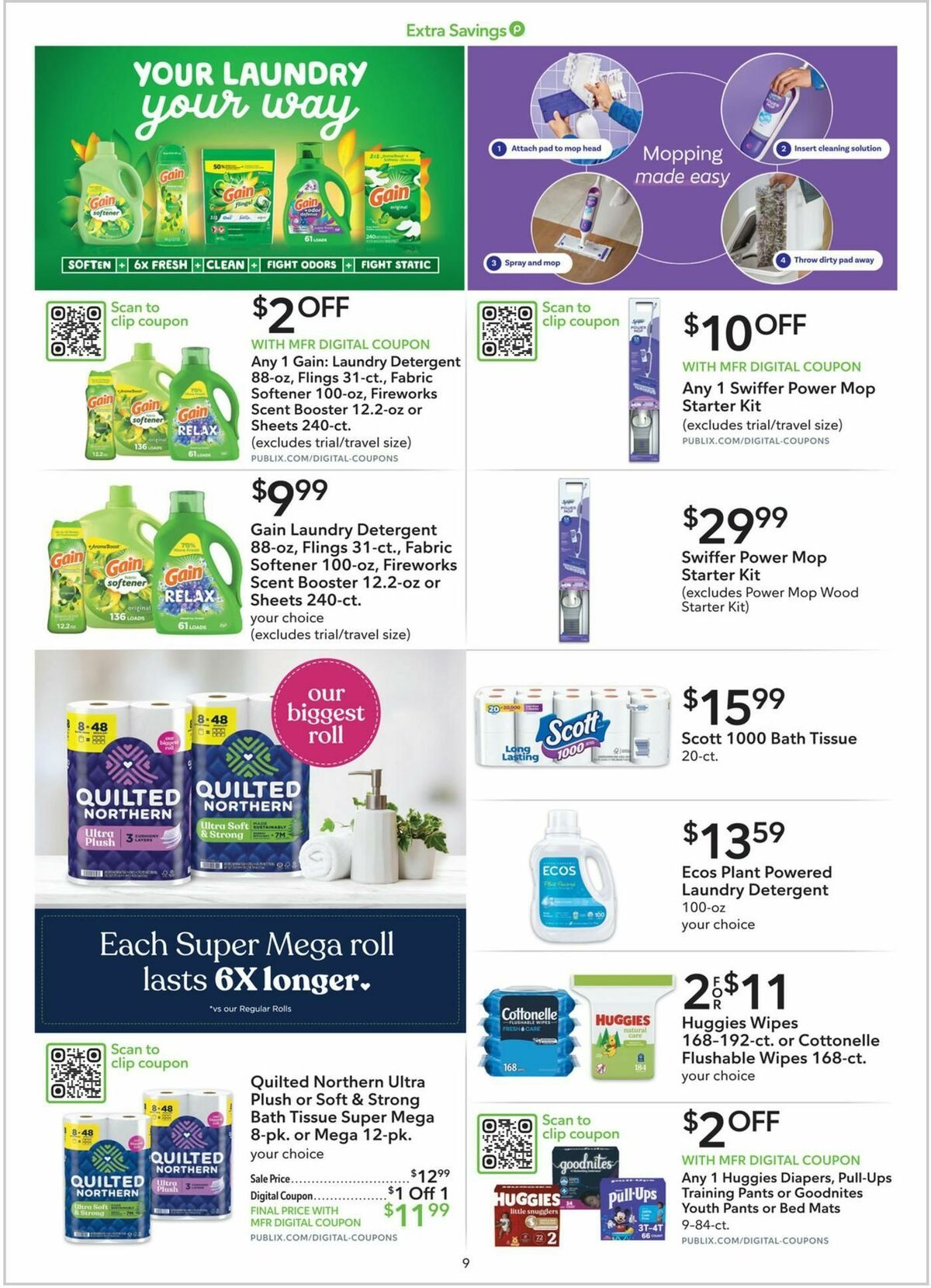 Publix Extra Savings Weekly Ad from July 13