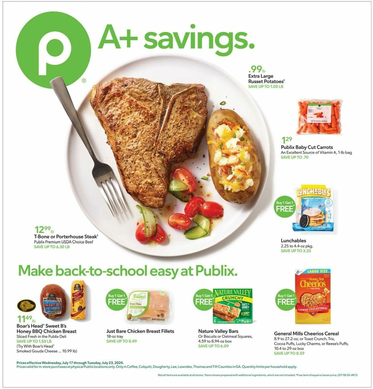 Publix Weekly Ad from July 17