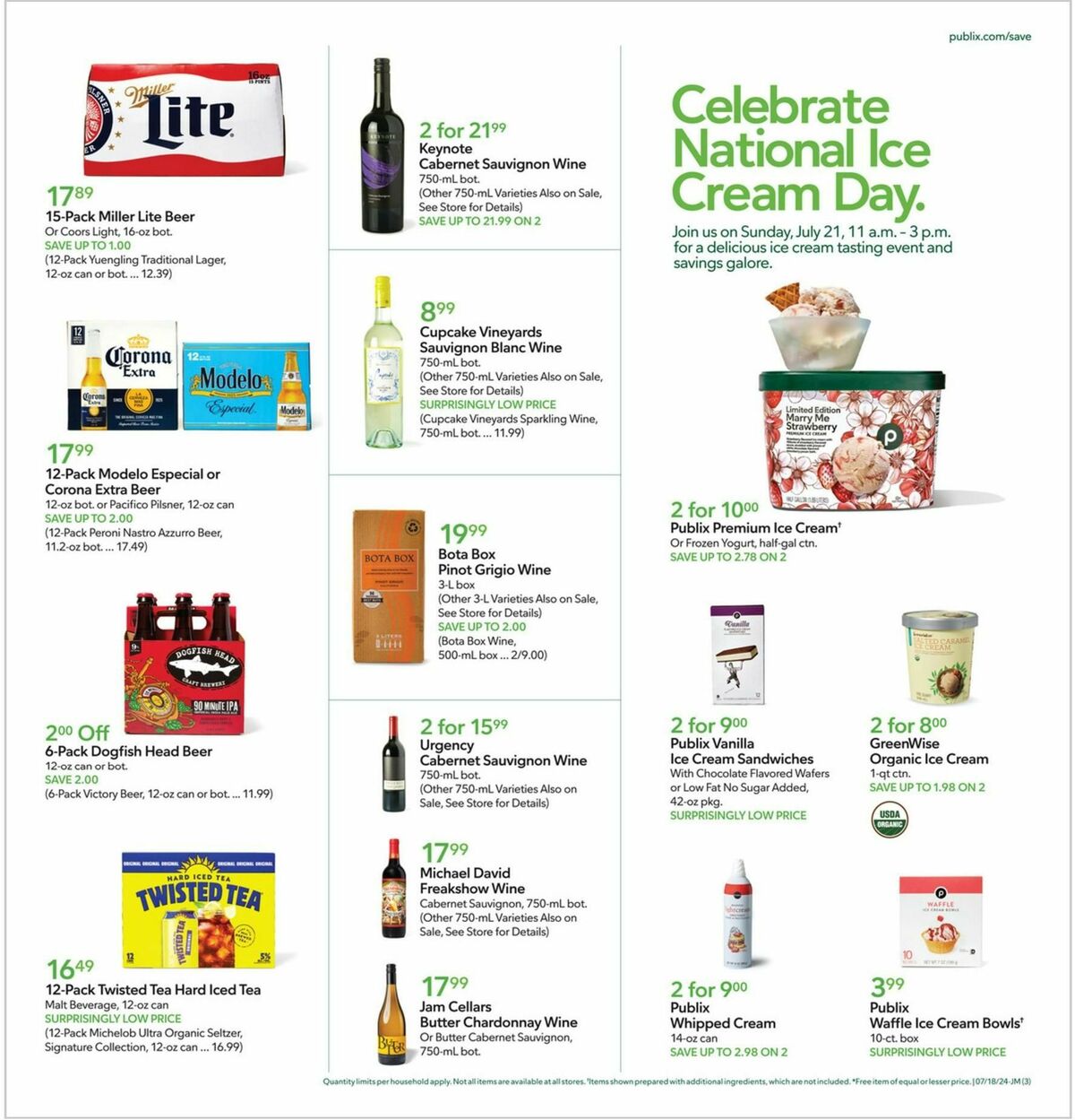 Publix Weekly Ad from July 17