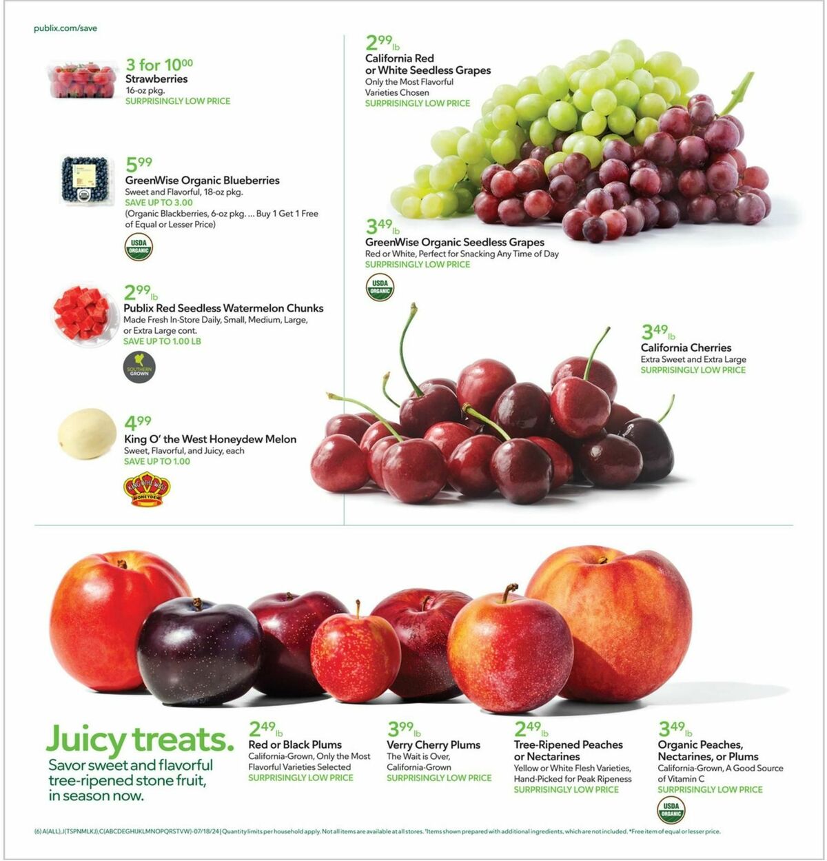 Publix Weekly Ad from July 17