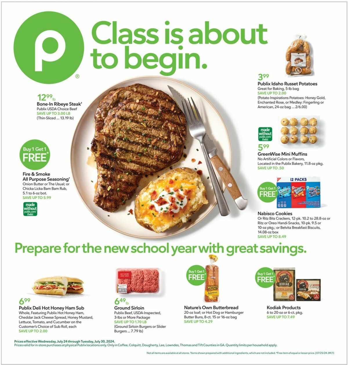 Publix Weekly Ad from July 24