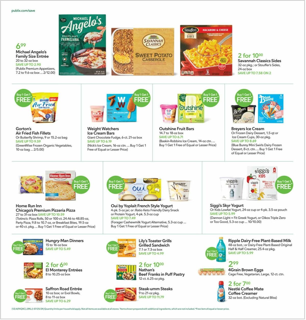 Publix Weekly Ad from July 24