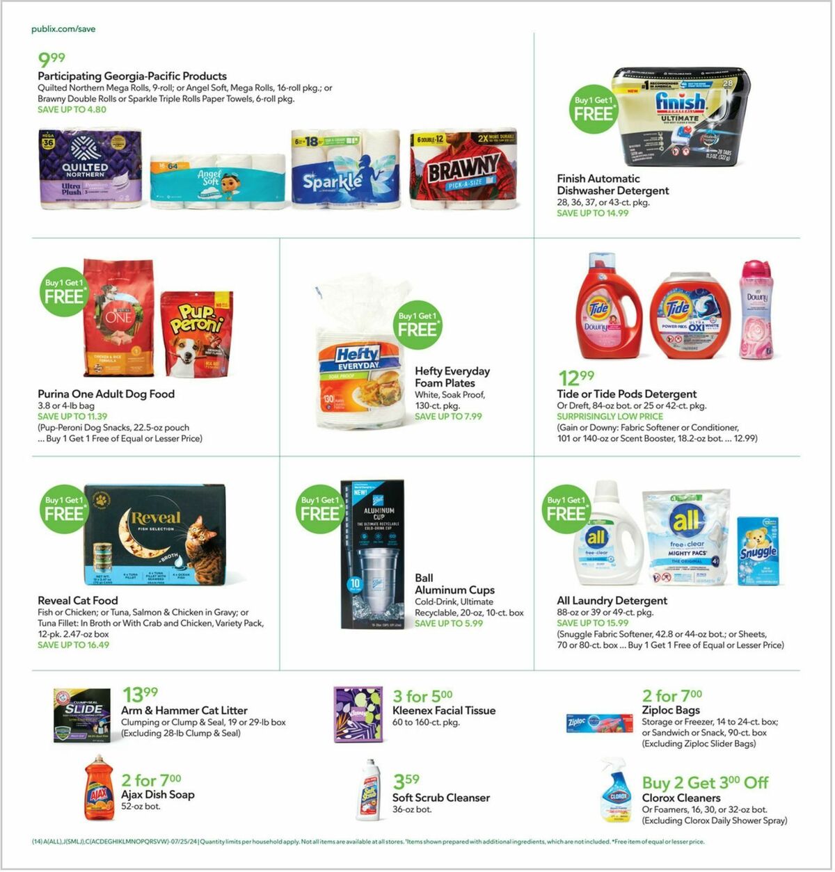 Publix Weekly Ad from July 24