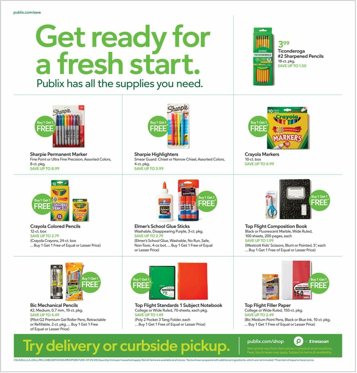 Publix Weekly Ad from July 24