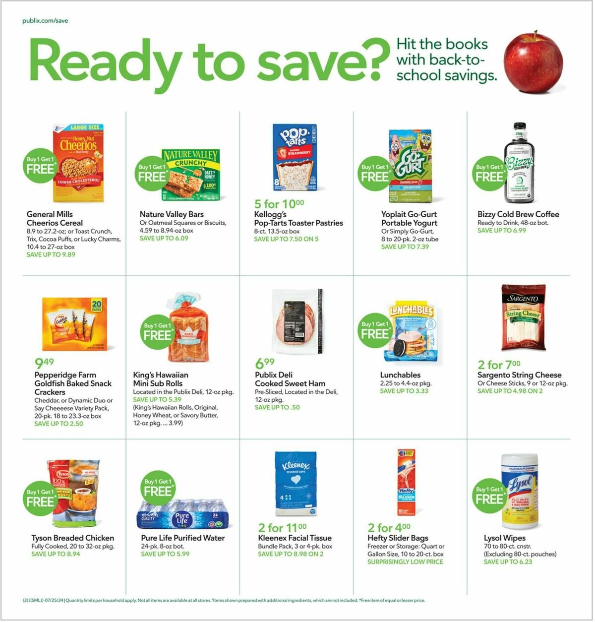 Publix Weekly Ad from July 24