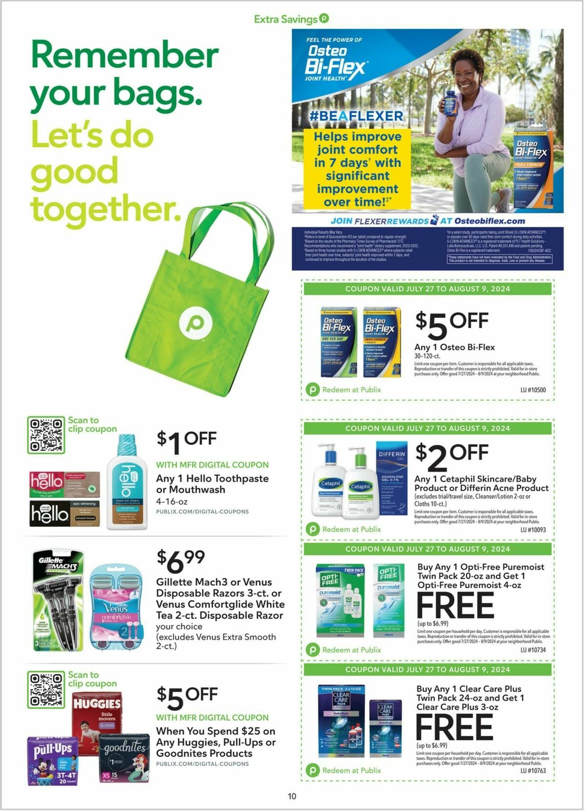 Publix Extra Savings Weekly Ad from July 27