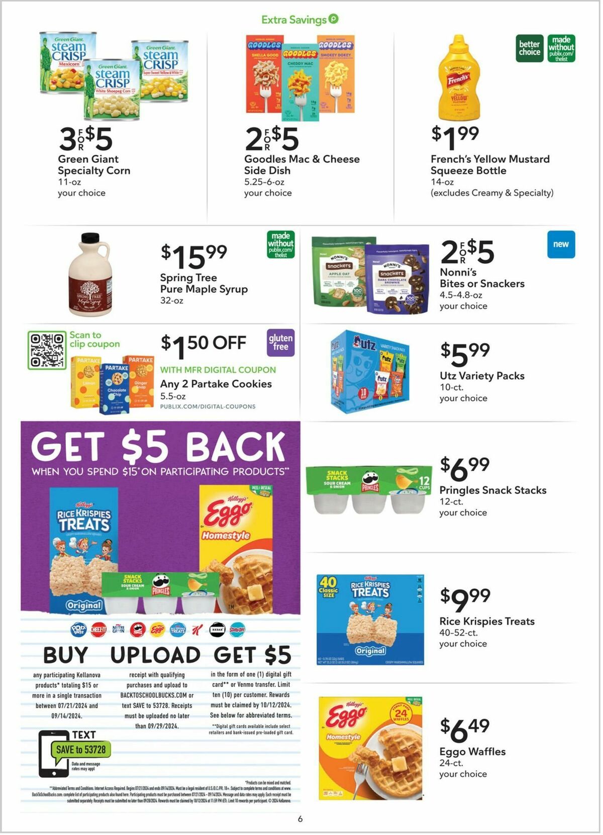 Publix Extra Savings Weekly Ad from July 27