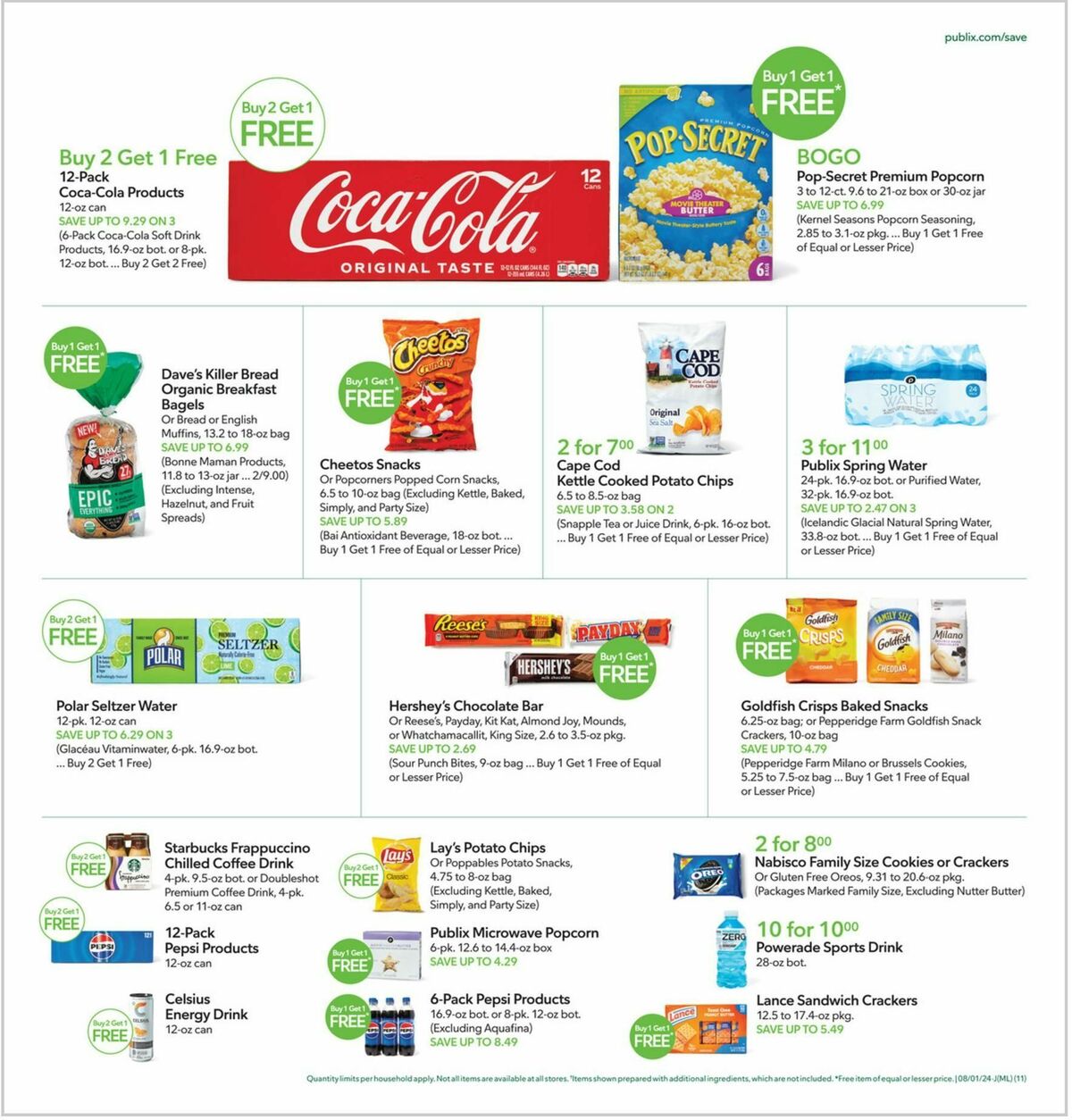 Publix Weekly Ad from July 31