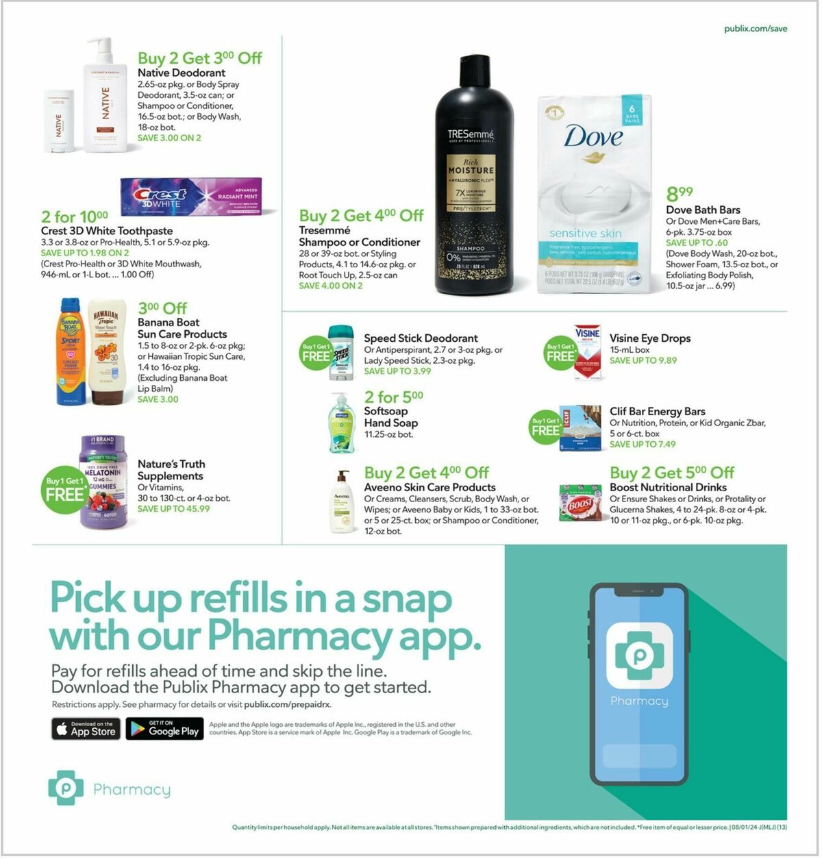 Publix Weekly Ad from July 31