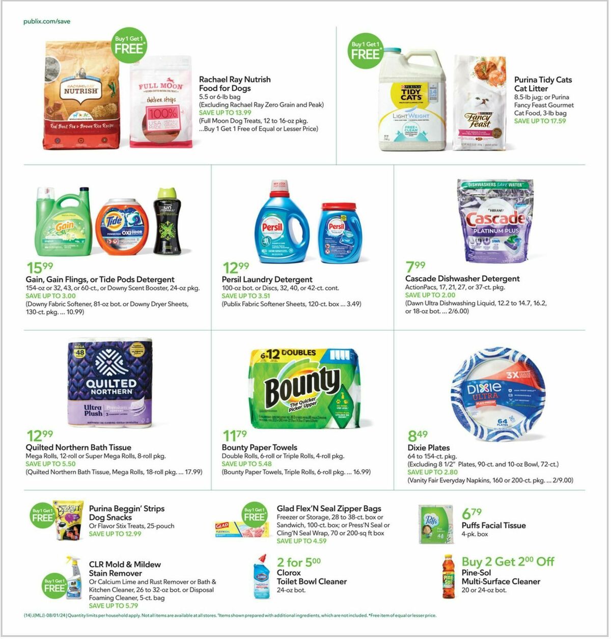 Publix Weekly Ad from July 31