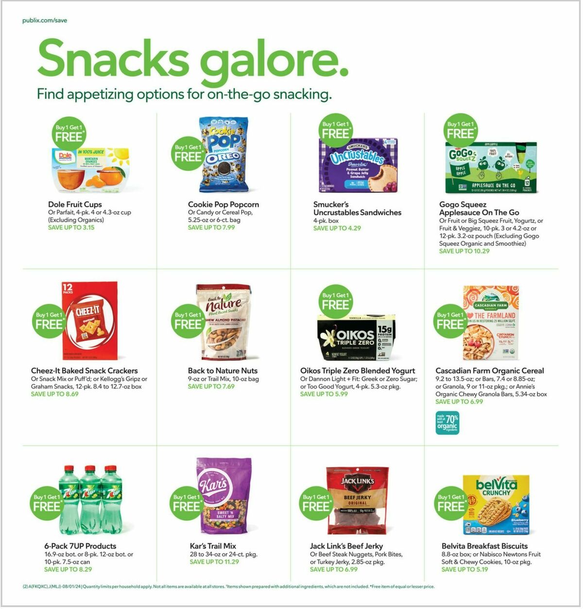 Publix Weekly Ad from July 31