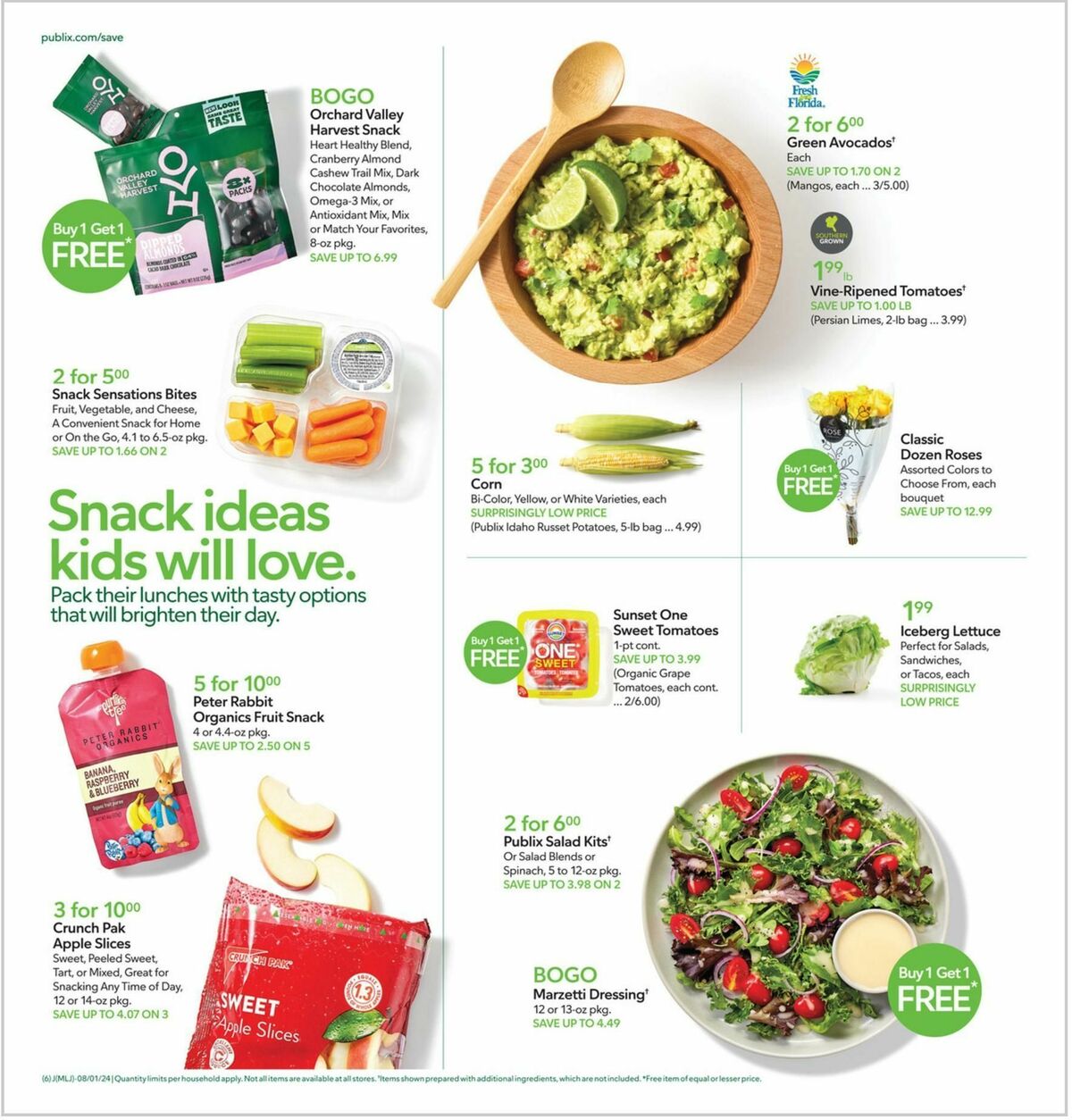 Publix Weekly Ad from July 31